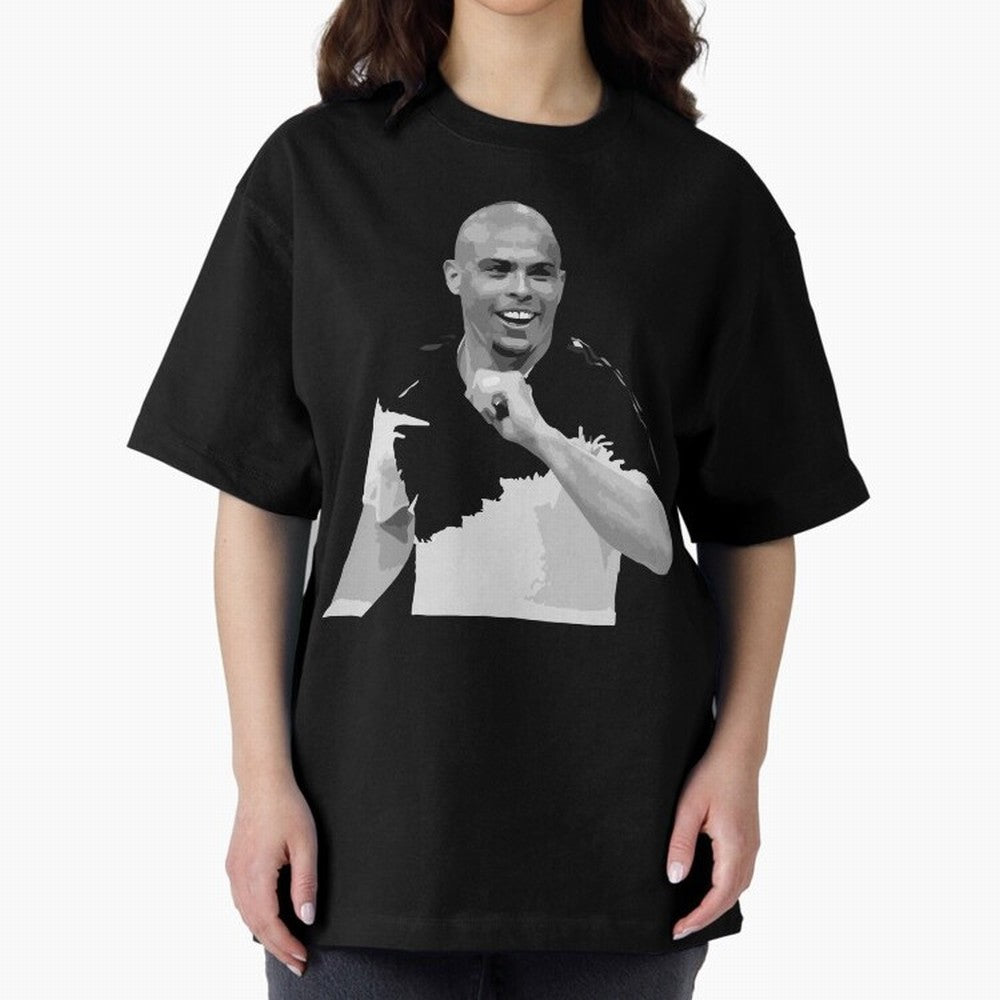 R9 Ronaldo Oversized T-Shirt Relive the Noise and Pride of FIFA World Cup 2026 Group Stage for Fans of Haaland and Mbappe and France, Bringing Match Day Excitement, Supporter Culture, Golden Goals and Global Football Passion; Perfect for People Who