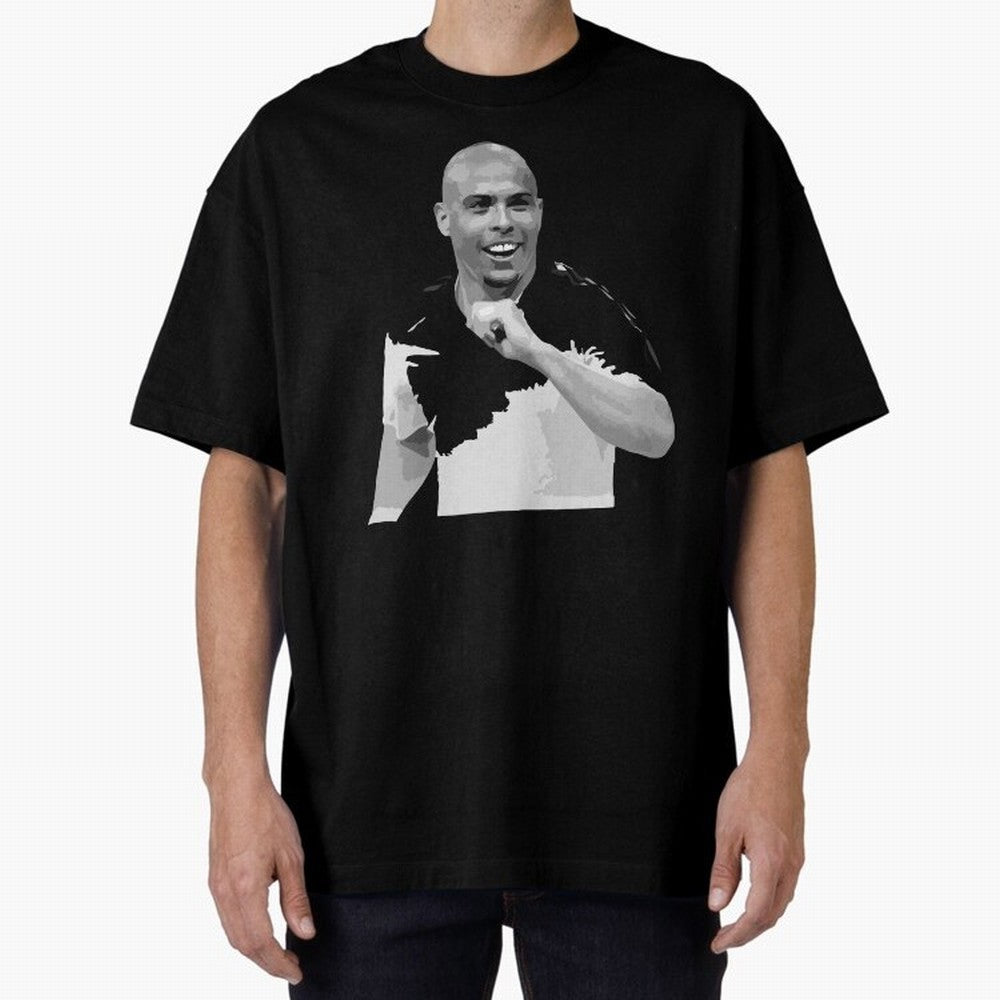 R9 Ronaldo Oversized T-Shirt Relive the Noise and Pride of FIFA World Cup 2026 Group Stage for Fans of Haaland and Mbappe and France, Bringing Match Day Excitement, Supporter Culture, Golden Goals and Global Football Passion; Perfect for People Who