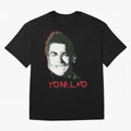 Portugal Football Captain Cristiano Ronaldo 3D Anaglyph Portrait Oversized T-Shirt Celebrate the Magic of FIFA World Cup 2026 Spirit, Made for Argentina and Brazil, Messi, Neymar and Mbappe, Retro Football Energy, Iconic Rivalries, Trophy Chase