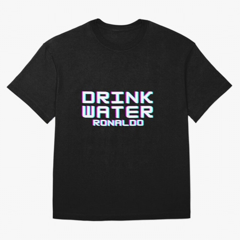 drink water ronaldo Oversized T-Shirt Honor Football Greatness during Global Football Passion for FIFA World Cup 2026 Group Stage, Highlighting Neymar, Portugal, Spain and Germany, Football Festival Excitement, Trophy Ambitions, Country Rivalries