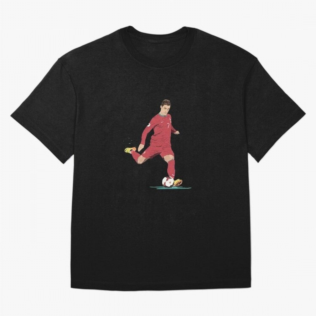 Cristiano ronaldo portugal 2022 Oversized T-Shirt Relive the Noise and Pride of Global Football Passion for FIFA World Cup 2026 Group Stage, Driven by Haaland and Mbappe, Argentina and Brazil, Match Day Excitement, Supporter Culture, Golden Goals
