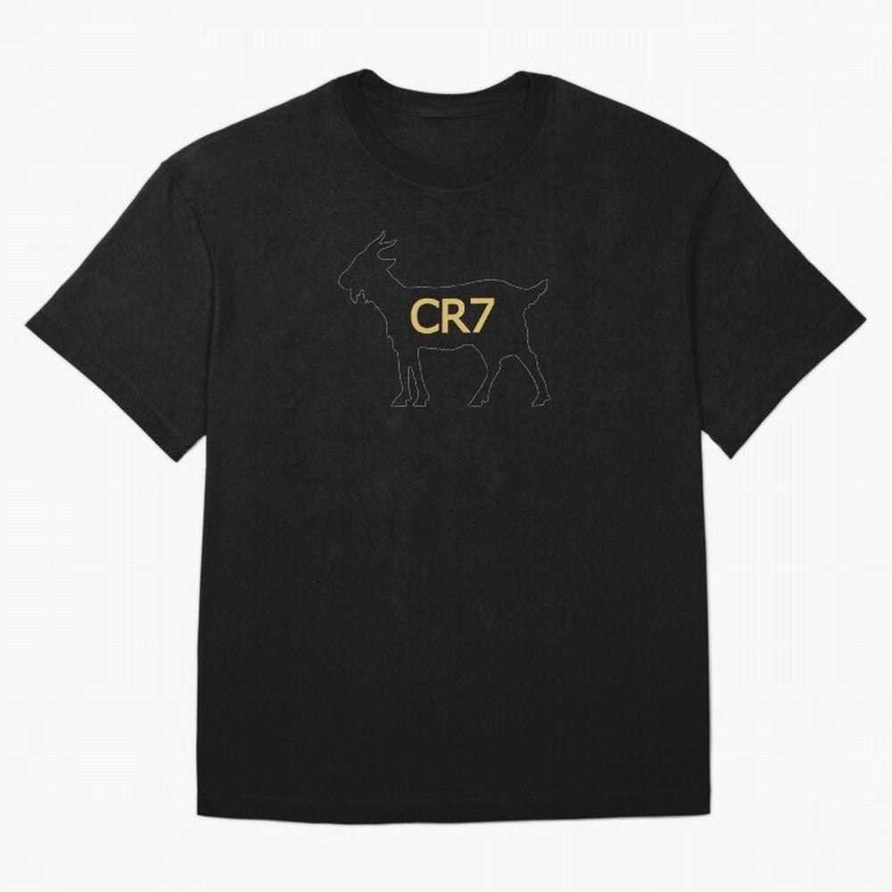 CR7 GOAT Alt Gold Oversized T-Shirt Show Up for the Glory of FIFA World Cup 2026 Group Stage Spirit, Made for France and Portugal, Messi, Neymar and Mbappe, Championship Spirit, Famous Goals, Roaring Crowds and International Football Unity; Perfect