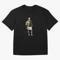 Cristiano Ronaldo CR7 Game Time Pixel Artwork Futbol Soccer Oversized T-Shirt Back Your Heroes with the FIFA World Cup 2026 Group Stage Journey through Cristiano Ronaldo Highlights, France and Portugal Pride, Fan Favorite Moments, National Team