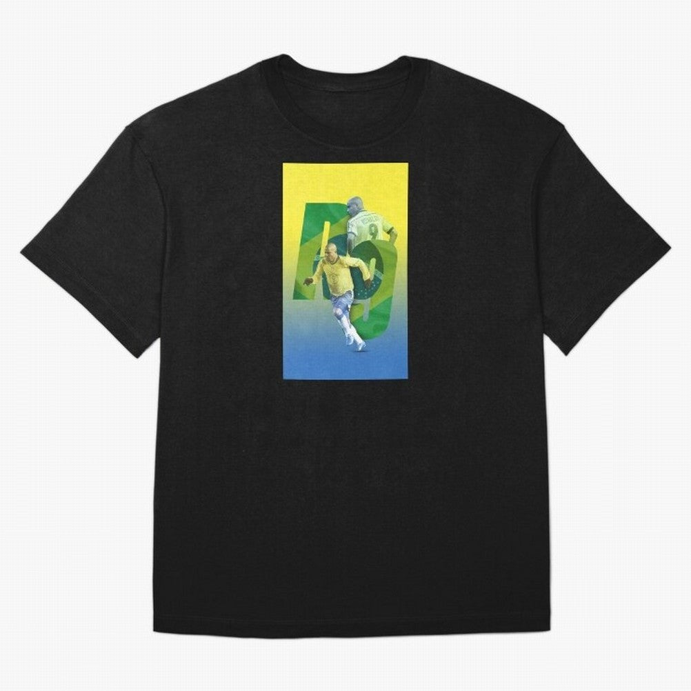 Ronaldo Luis Nazario de Lima Illustration Oversized T-Shirt Share the Excitement of FIFA World Cup 2026 Group Stage for Fans of Messi, Neymar and Mbappe and Spain, Bringing Classic Soccer Heritage, Championship Pressure, Fan Loyalty and