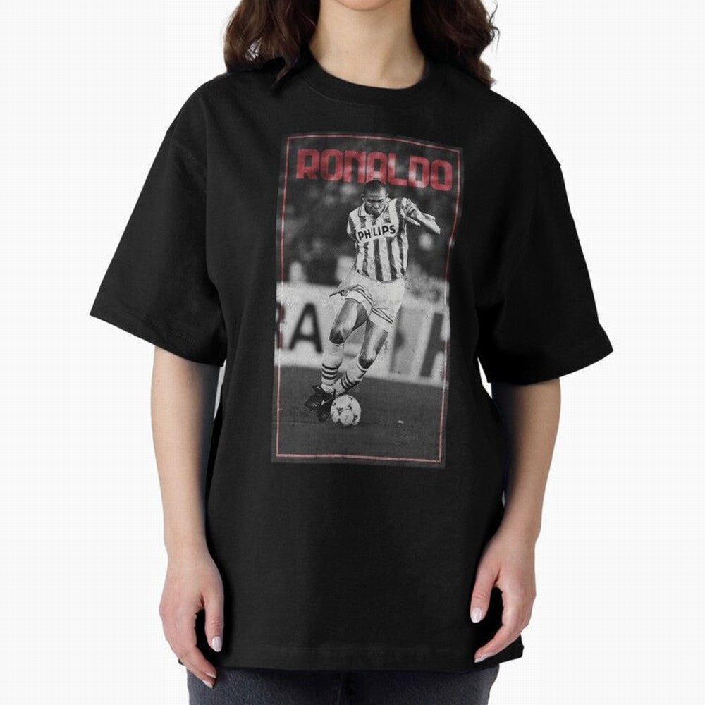 Wallpaper Ronaldo Luis Nazario de Lima Oversized T-Shirt Experience FIFA World Cup 2026 Featuring Haaland and Mbappe, Argentina, France and Brazil Energy, Goal Celebration Energy, Supporter Heritage, Football Icons and Worldwide Tournament Joy;