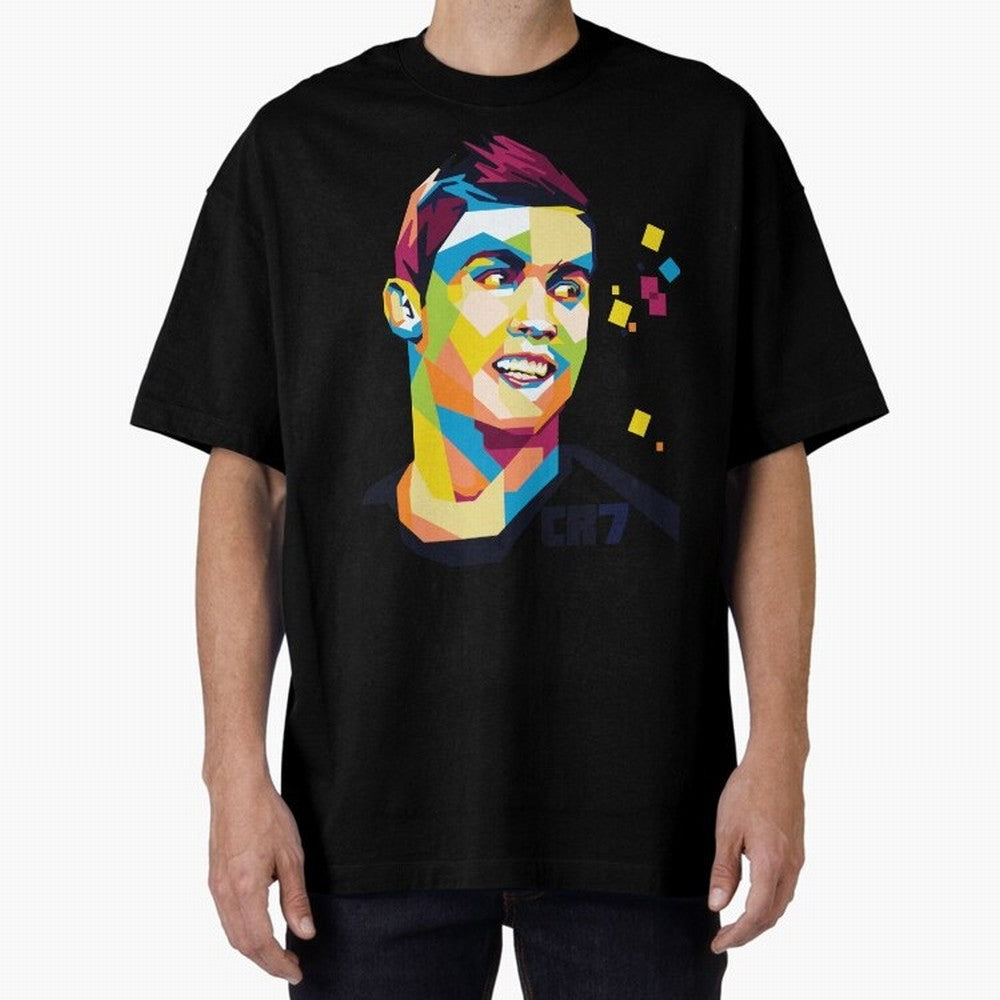 Cristiano Ronaldo Oversized T-Shirt Feel Match Day Hype around FIFA World Cup 2026 USA Canada Mexico, Messi, Argentina, France and Brazil, Football Festival Excitement, Trophy Ambitions, Country Rivalries and Star Player Buzz; Great for Watch