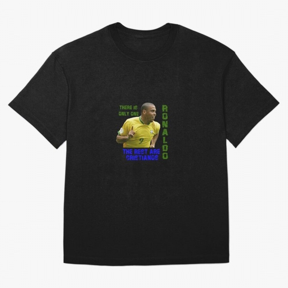 There is only one Ronaldo, the rest are Cristianos - Ronaldo Football Meme Oversized T-Shirt Feel the Roar of FIFA World Cup 2026 Spirit, Highlighting England and Germany, Cristiano Ronaldo, Haaland and CR7, Football History, Final Match Energy,