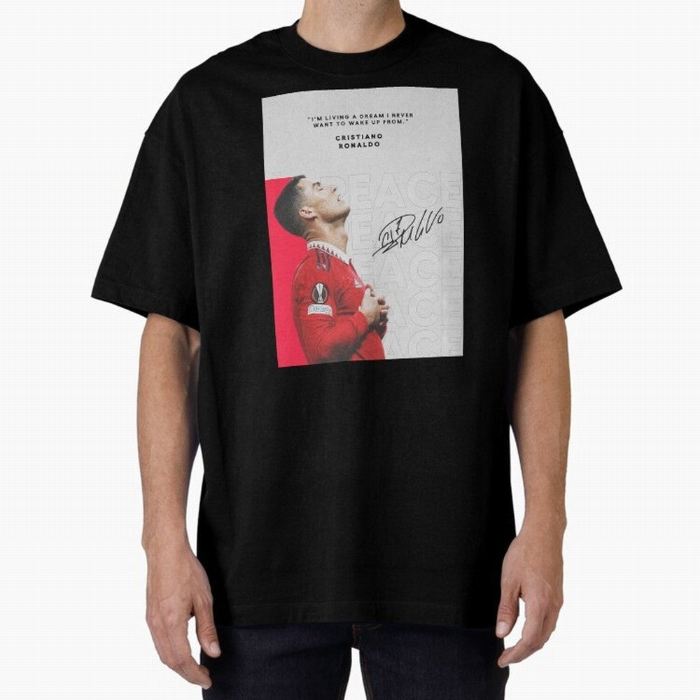 PEACE OF MIND Oversized T-Shirt Make the Season About Match Day Hype around FIFA World Cup 2026 USA Canada Mexico, Haaland, Germany, Retro Football Energy, Iconic Rivalries, Trophy Chase Drama and Stadium Atmosphere; Perfect for Supporters Who Want