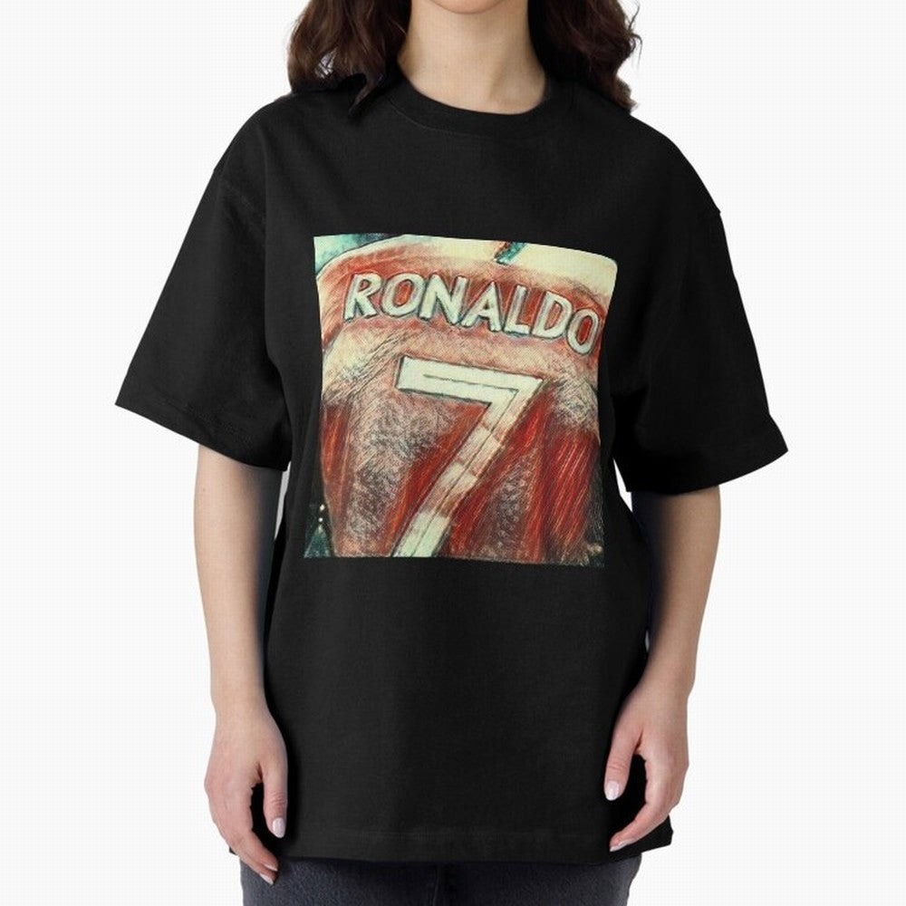 CR7 Oversized T-Shirt Follow the Final Road of Global Football Passion for FIFA World Cup 2026 Group Stage, Connected to CR7 and Messi, England, Football History, Final Match Energy, Crowd Noise and Once in a Lifetime Moments; Made for Collectors