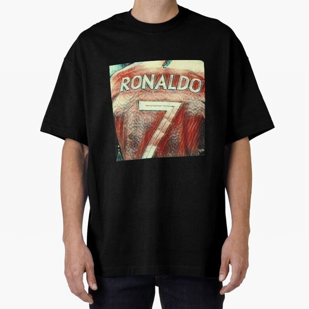 CR7 Oversized T-Shirt Follow the Final Road of Global Football Passion for FIFA World Cup 2026 Group Stage, Connected to CR7 and Messi, England, Football History, Final Match Energy, Crowd Noise and Once in a Lifetime Moments; Made for Collectors