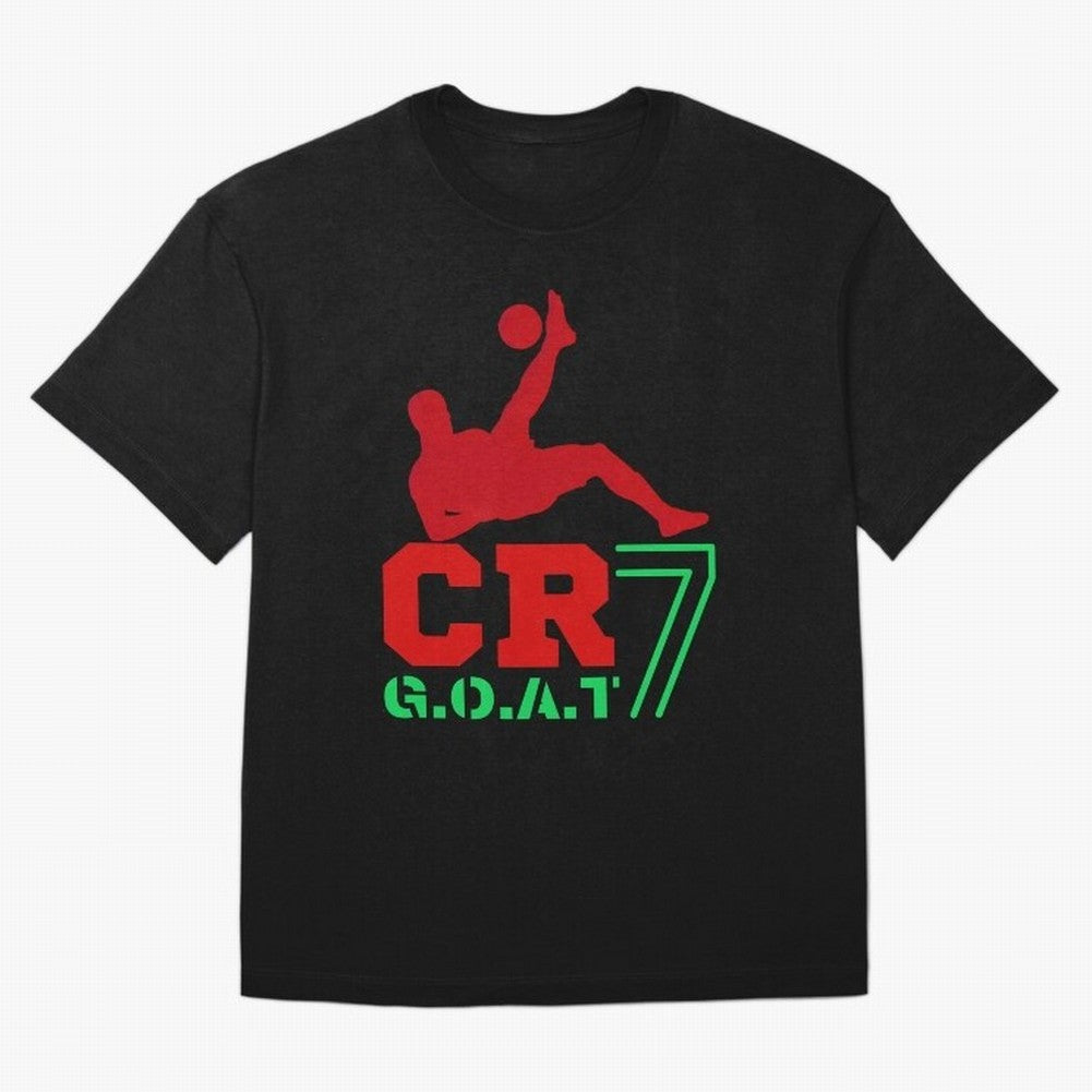 CR7 G.O.A.T Oversized T-Shirt Celebrate Unforgettable Nights in Global Football Passion for FIFA World Cup 2026 Group Stage, Built around Haaland and Mbappe, Brazil, Classic Soccer Heritage, Championship Pressure, Fan Loyalty and International