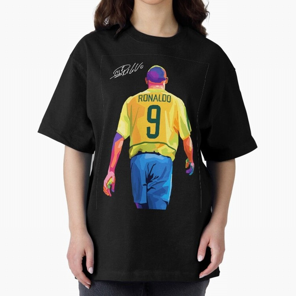 Ronaldo Nazario Oversized T-Shirt Share the FIFA World Cup 2026 USA Canada Mexico Journey through Messi, CR7 and Mbappe Highlights, Portugal, Spain and Germany Pride, Worldwide Fan Energy, Dramatic Goals, Stadium Lights and Championship