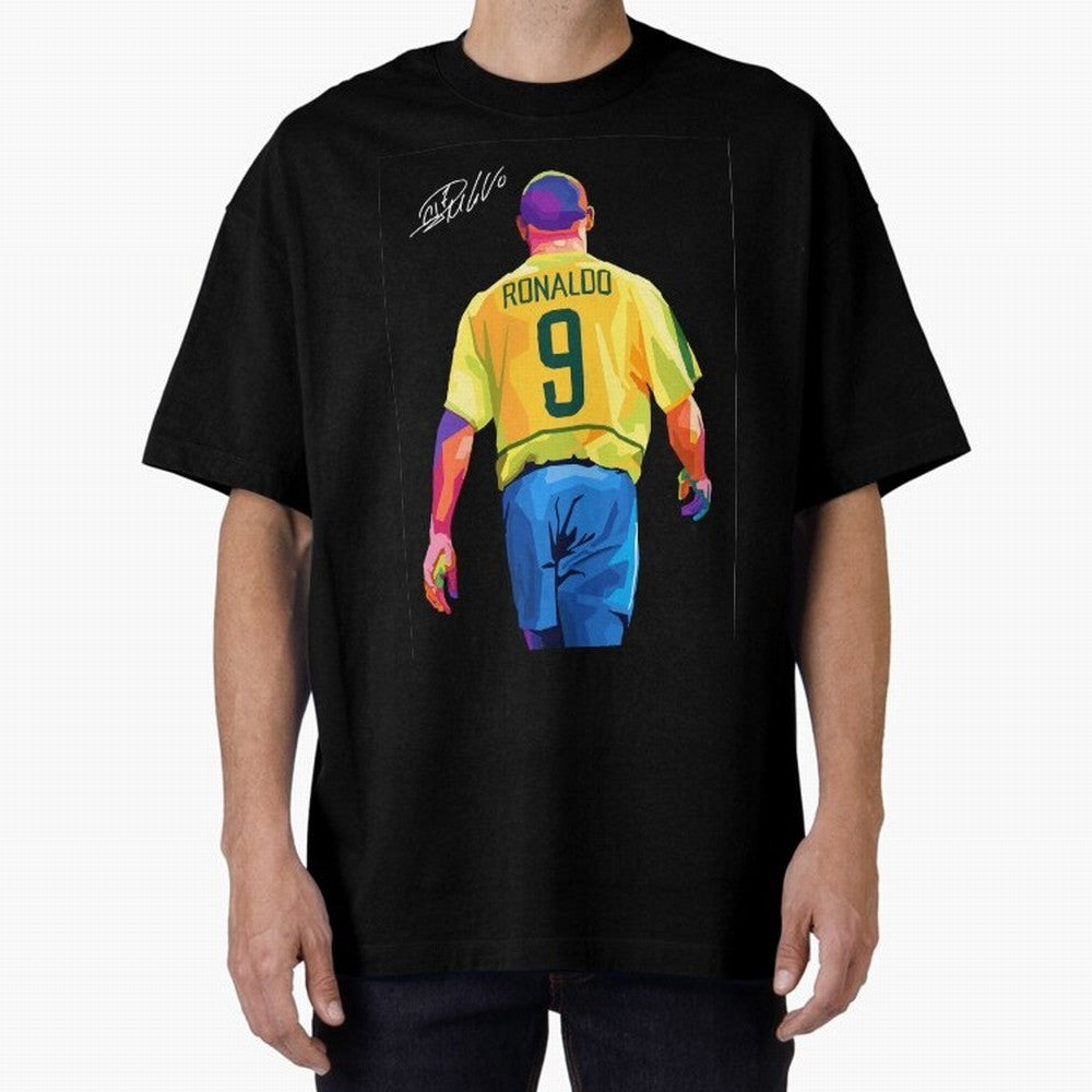 Ronaldo Nazario Oversized T-Shirt Share the FIFA World Cup 2026 USA Canada Mexico Journey through Messi, CR7 and Mbappe Highlights, Portugal, Spain and Germany Pride, Worldwide Fan Energy, Dramatic Goals, Stadium Lights and Championship