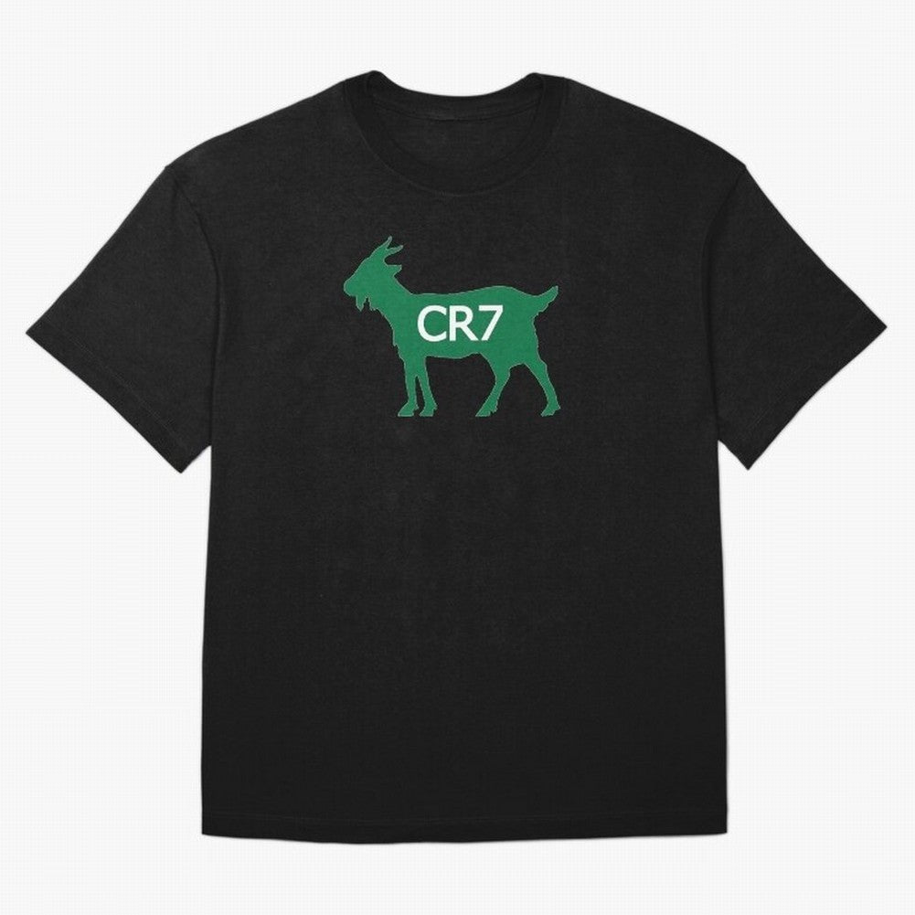 CR7 GOAT Saudi Arabia Oversized T-Shirt Honor the Beautiful Game during Global Football Passion for FIFA World Cup 2026 USA Canada Mexico, Driven by CR7 and Messi, Spain, Soccer Culture, Superstar Moments, National Team Dreams and Competitive Fire;