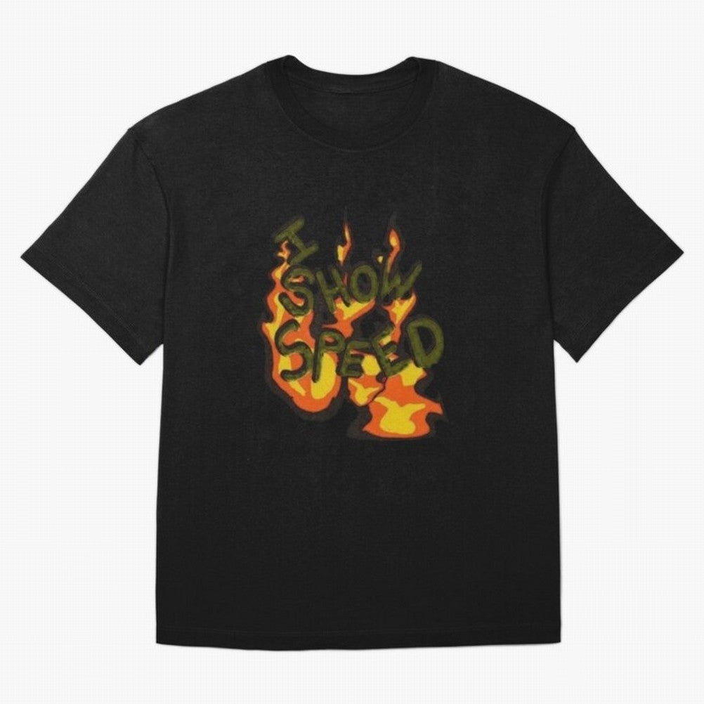 ISHOWSPEED MERCH LOGO 2 Oversized T-Shirt Make Your Look Match Match Day Hype around FIFA World Cup 2026 USA Canada Mexico, Haaland, Brazil, Portugal and Argentina, Classic Soccer Heritage, Championship Pressure, Fan Loyalty and International