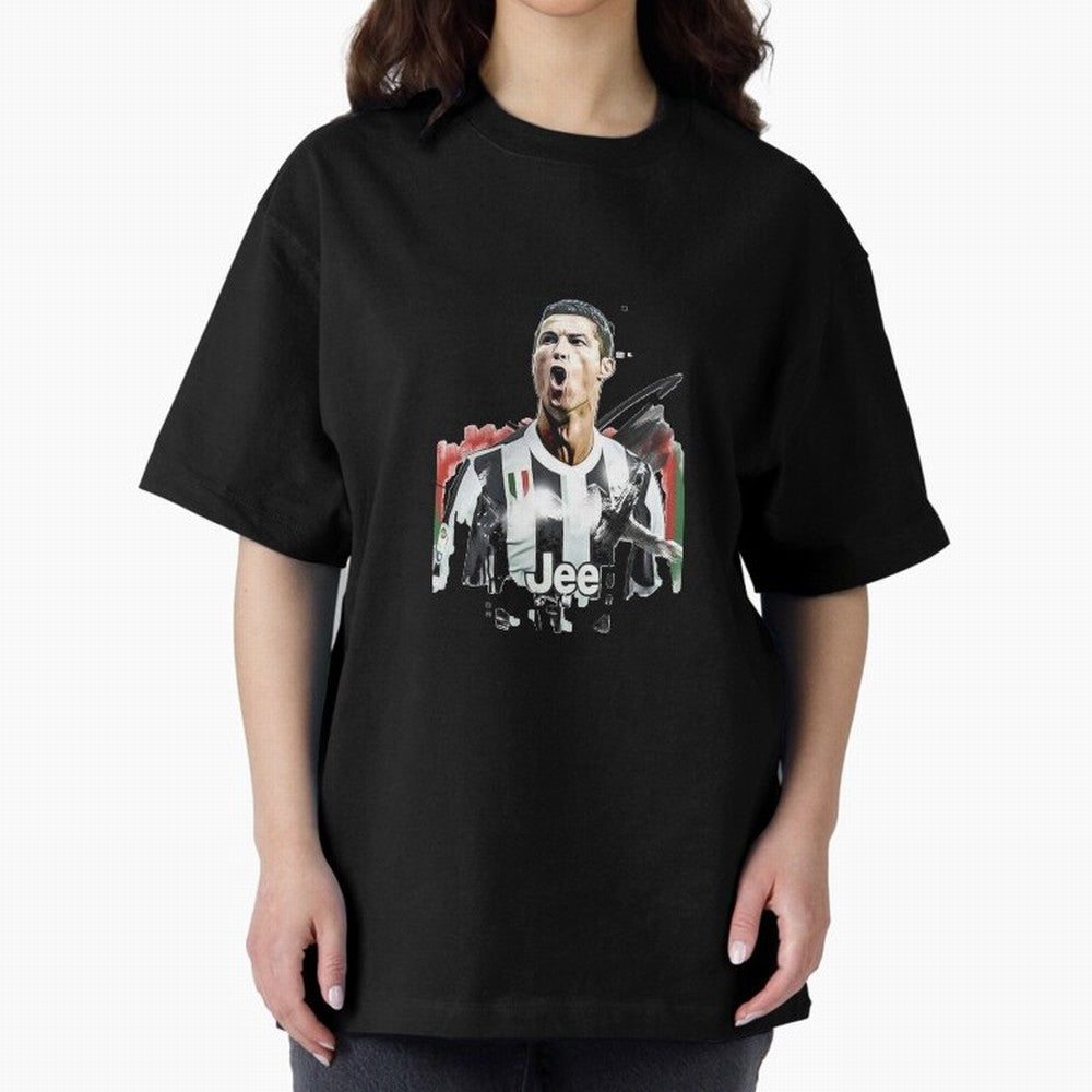 Ronaldo Oversized T-Shirt Celebrate the Magic of FIFA World Cup 2026 Spirit, Capturing Brazil, Mbappe, Championship Spirit, Famous Goals, Roaring Crowds and International Football Unity; Ideal for Passionate Fans Who Love Underdog Stories,