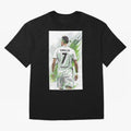 Ronaldo Oversized T-Shirt Celebrate Football Heritage in FIFA World Cup 2026 Spirit, Filled with England, France and Netherlands, Haaland and Mbappe, Vintage Soccer Flavor, Modern Football Stars, National Flags and Final Night Emotion; Great for