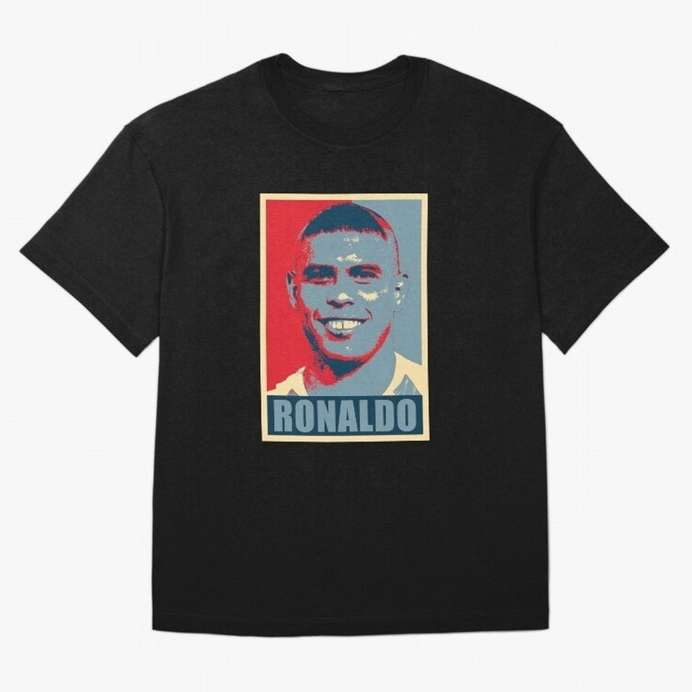 Ronaldo De Lima Hope Oversized T-Shirt Follow the Final Road of Global Football Passion for FIFA World Cup 2026 Group Stage, Built around Haaland, Brazil, Vintage Soccer Flavor, Modern Football Stars, National Flags and Final Night Emotion; Made