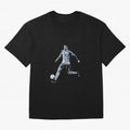 Soccer Football Art, Cristiano Ronaldo Oversized T-Shirt Keep the Match Day Mood of FIFA World Cup 2026 Group Stage for Fans of Neymar and France, Bringing Retro Football Energy, Iconic Rivalries, Trophy Chase Drama and Stadium Atmosphere; Made for