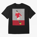 Cristiano Ronaldo 2021/22 Illustration Oversized T-Shirt Build FIFA World Cup 2026 Group Stage Spirit, Made for France and Portugal, Messi, Classic Soccer Heritage, Championship Pressure, Fan Loyalty and International Pride; Ideal for Football