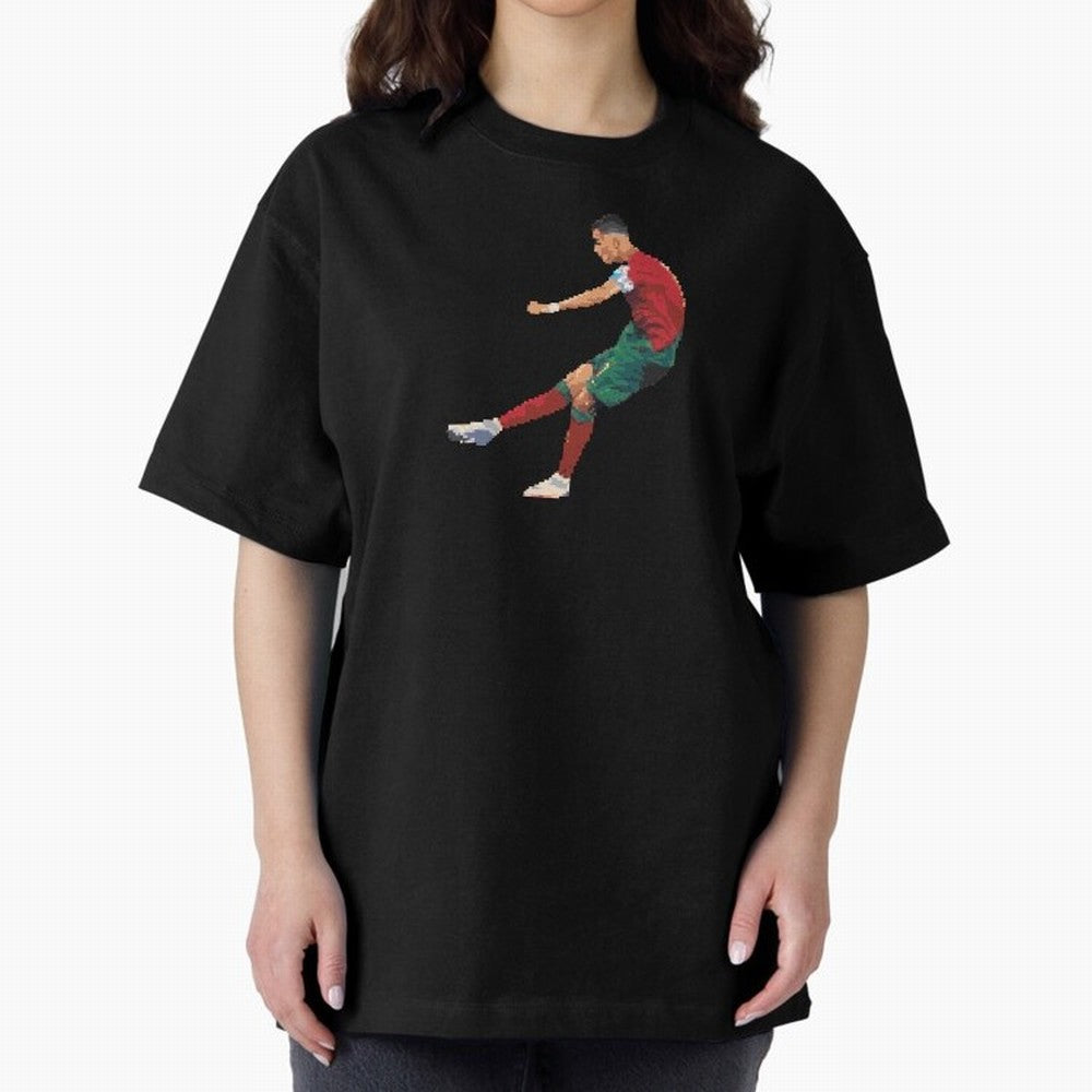 Cristiano Ronaldo Oversized T-Shirt Experience FIFA World Cup 2026 for Fans of Haaland and Brazil, Portugal and Argentina, Bringing Fan Favorite Moments, National Team Passion, Big Match Drama and Soccer History; Ideal for Fans Who Follow Messi,