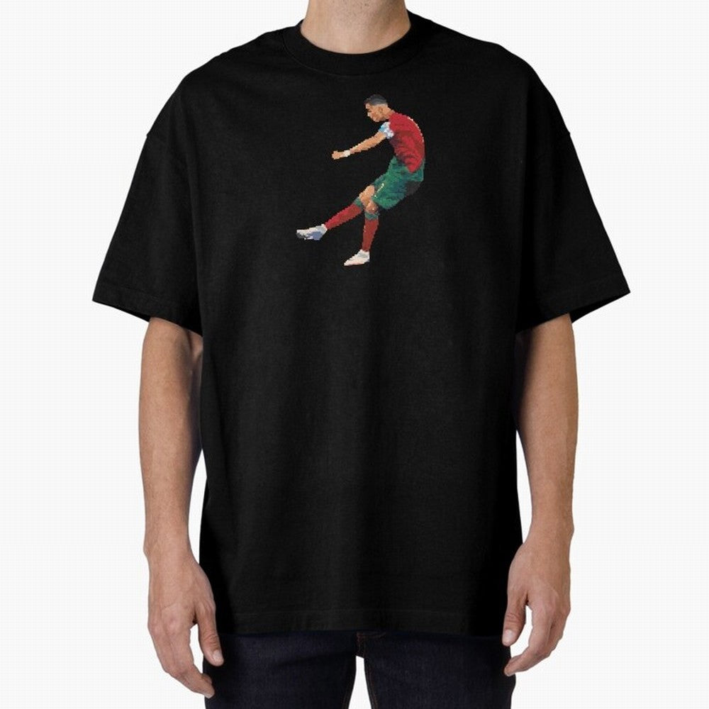 Cristiano Ronaldo Oversized T-Shirt Experience FIFA World Cup 2026 for Fans of Haaland and Brazil, Portugal and Argentina, Bringing Fan Favorite Moments, National Team Passion, Big Match Drama and Soccer History; Ideal for Fans Who Follow Messi,