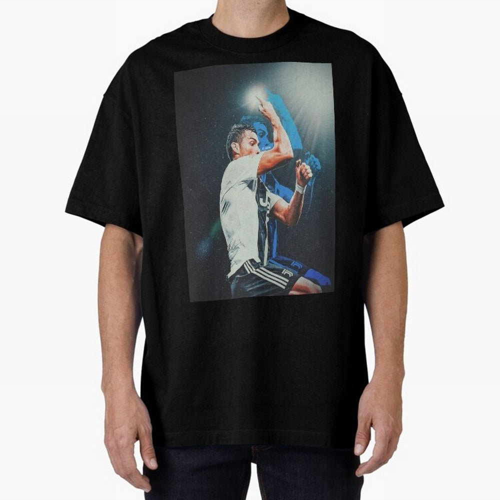 Siiimmmmm Oversized T-Shirt Celebrate Unforgettable Nights in the FIFA World Cup 2026 USA Canada Mexico Journey through CR7 Highlights, Brazil Pride, Global Supporter Spirit, Legendary Goals, National Colors and Tournament Celebration; Perfect for
