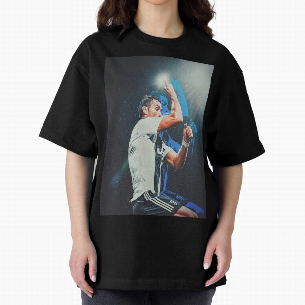 Siiimmmmm Oversized T-Shirt Celebrate Unforgettable Nights in the FIFA World Cup 2026 USA Canada Mexico Journey through CR7 Highlights, Brazil Pride, Global Supporter Spirit, Legendary Goals, National Colors and Tournament Celebration; Perfect for