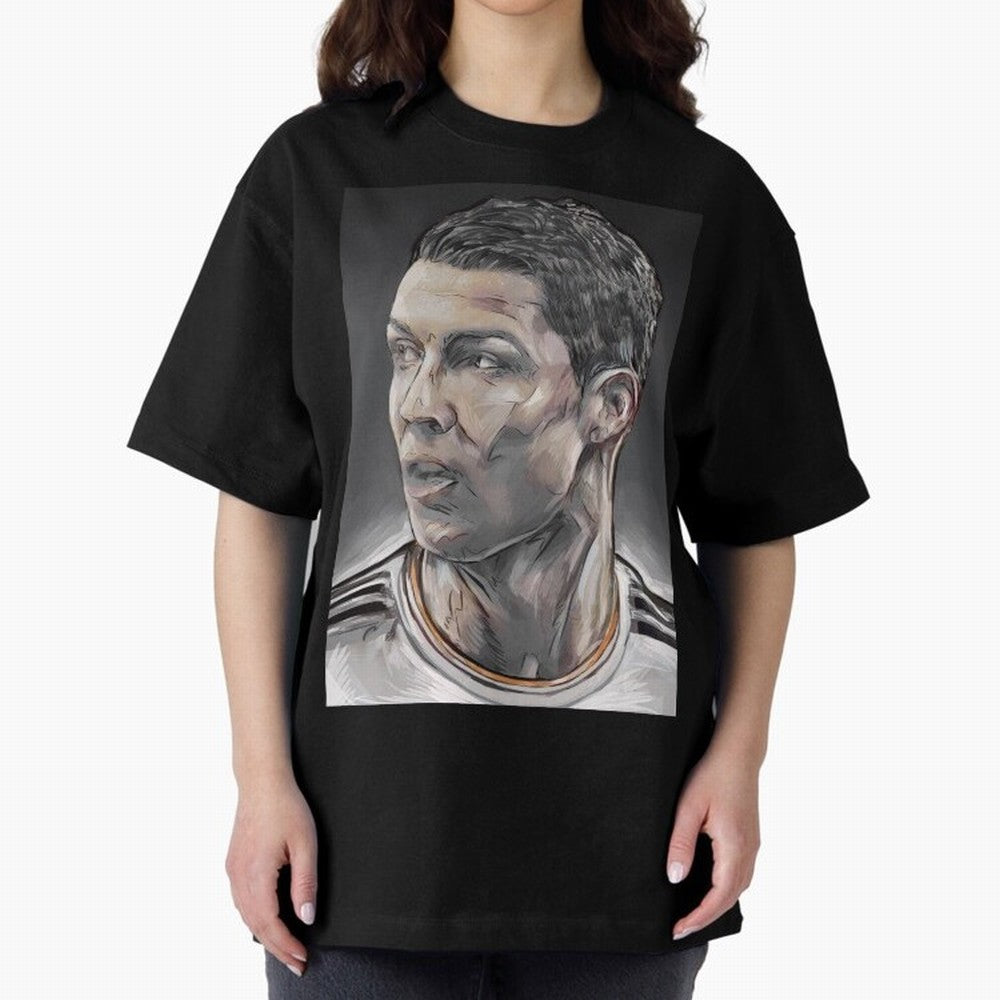 Cristiano Ronaldo Oversized T-Shirt Make Game Day About Match Day Hype around FIFA World Cup 2026, Mbappe and Neymar, France, Football Passion, Legendary Performances, Festival Vibes and Supporter Community; Created for Match Day Parties, Soccer