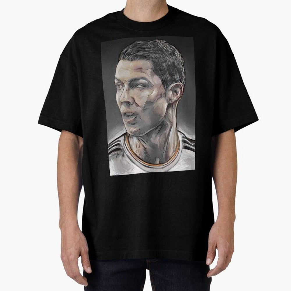 Cristiano Ronaldo Oversized T-Shirt Make Game Day About Match Day Hype around FIFA World Cup 2026, Mbappe and Neymar, France, Football Passion, Legendary Performances, Festival Vibes and Supporter Community; Created for Match Day Parties, Soccer