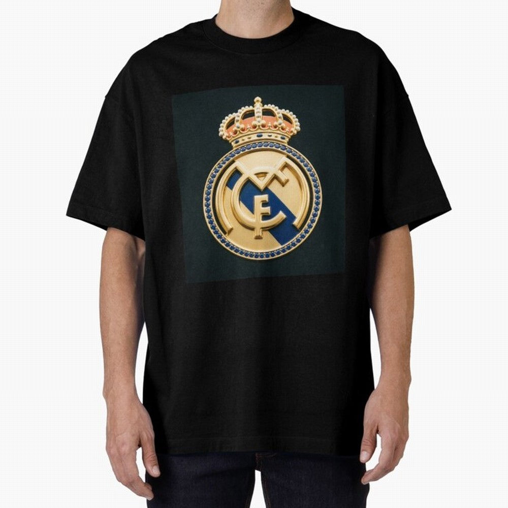 Hala Madrid Oversized T-Shirt Bring International Match Energy to Global Football Passion for FIFA World Cup 2026 USA Canada Mexico, Filled with Cristiano Ronaldo, Netherlands, Vintage Soccer Flavor, Modern Football Stars, National Flags and Final