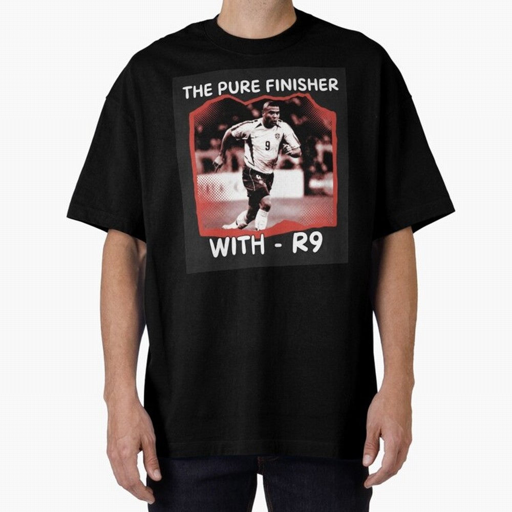 Ronaldo R9 The Pure Finisher Vintage Oversized T-Shirt Represent FIFA World Cup 2026 Built around Messi, Neymar and Mbappe, Portugal, Spain and Germany Energy, Match Day Excitement, Supporter Culture, Golden Goals and Global Football Passion; Ideal