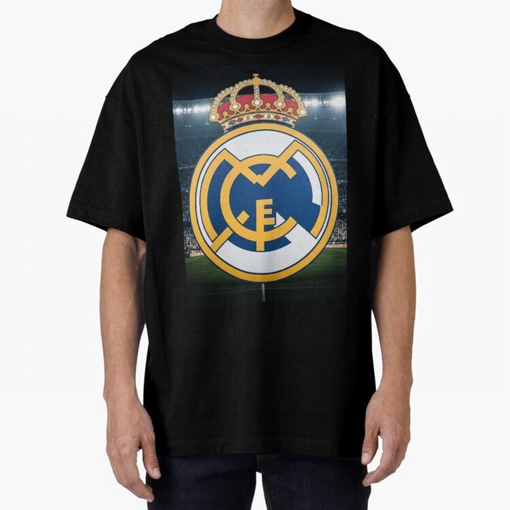 I love Madrid Oversized T-Shirt Join the Global Buzz around Global Football Passion for FIFA World Cup 2026 Group Stage, Highlighting Messi, CR7 and Mbappe, Portugal, Spain and Germany, Stadium Chants, National Pride, Trophy Dreams and