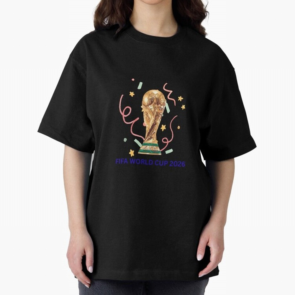 FIFA World Cup 2026 Oversized T-Shirt Bring the FIFA World Cup 2026 USA Canada Mexico Journey through CR7 and Messi Highlights, Netherlands Pride, Game Day Rituals, Football Legends, Country Pride and the Road to the Final; Perfect for People Who