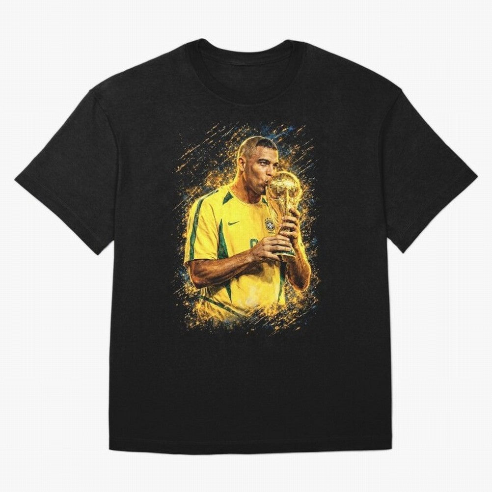 R9 Ronaldo Football Legend Oversized T-Shirt Honor Champions and Dreams in FIFA World Cup 2026 Group Stage Inspired by Messi, Argentina and Brazil Energy, Football History, Final Match Energy, Crowd Noise and Once in a Lifetime Moments; Ideal for