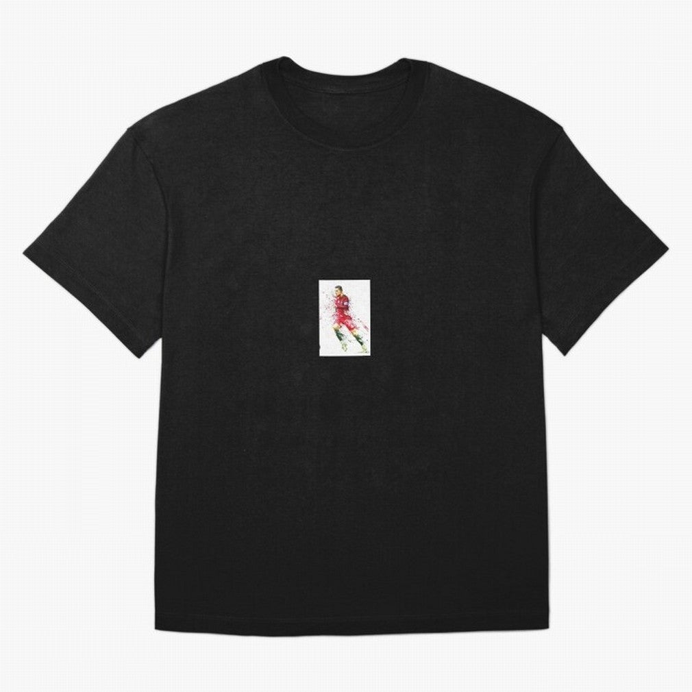 Ronaldo sticker Oversized T-Shirt Show Match Day Excitement for Global Football Passion for FIFA World Cup 2026 USA Canada Mexico, Celebrating Cristiano Ronaldo, Haaland and CR7, England, France and Netherlands, Sports Nostalgia, International