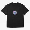 Soccer ball holographic sticker Oversized T-Shirt Make Memories around Global Football Passion for FIFA World Cup 2026 Group Stage, Connected to CR7 and Messi, France, Football Passion, Legendary Performances, Festival Vibes and Supporter
