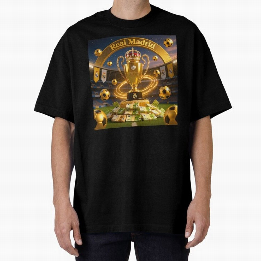 The Wealth of Real Madrid Oversized T-Shirt Bring a Champion Mindset to FIFA World Cup 2026 Group Stage for Fans of Haaland and Mbappe and Portugal, Bringing Game Day Rituals, Football Legends, Country Pride and the Road to the Final; Made for Die