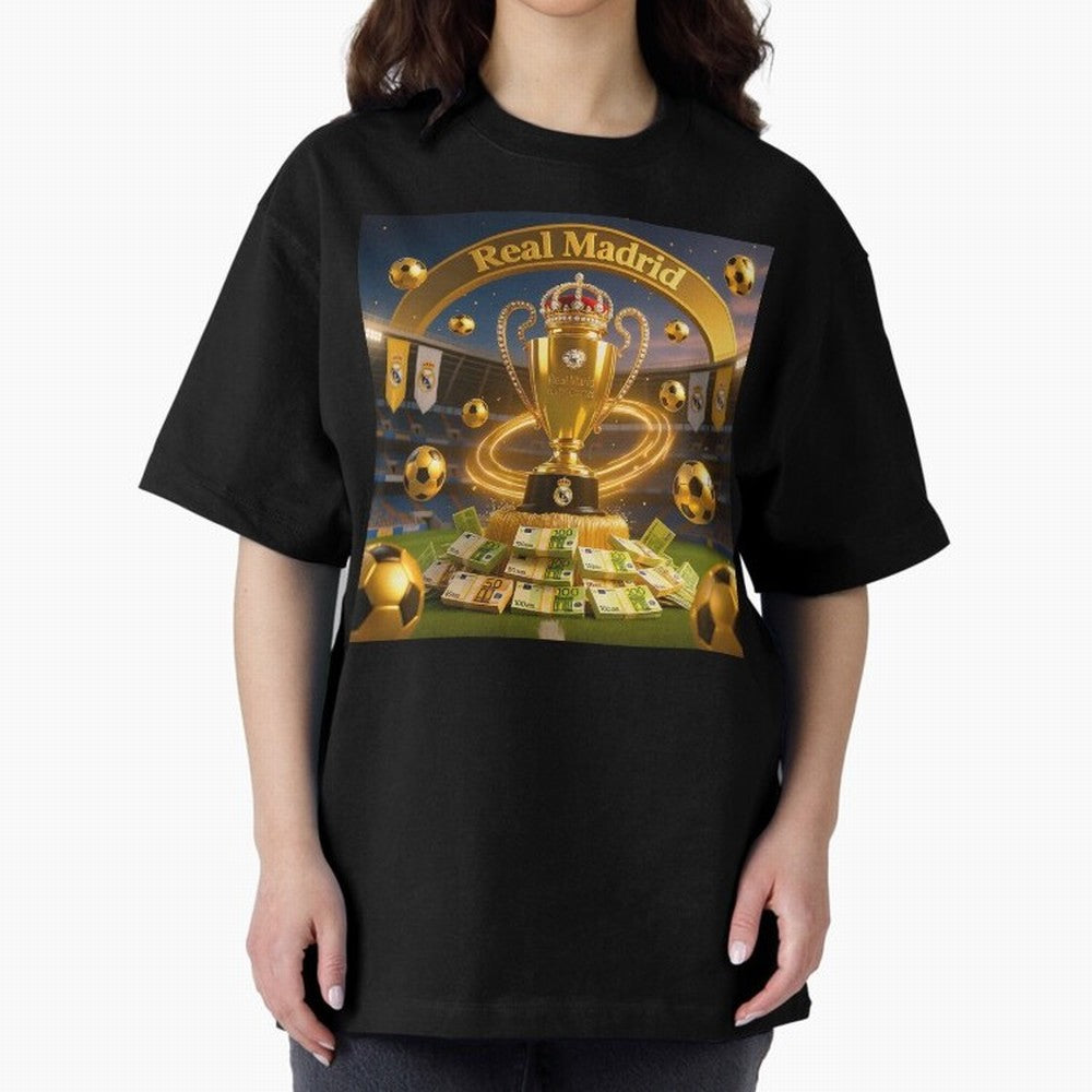 The Wealth of Real Madrid Oversized T-Shirt Bring a Champion Mindset to FIFA World Cup 2026 Group Stage for Fans of Haaland and Mbappe and Portugal, Bringing Game Day Rituals, Football Legends, Country Pride and the Road to the Final; Made for Die