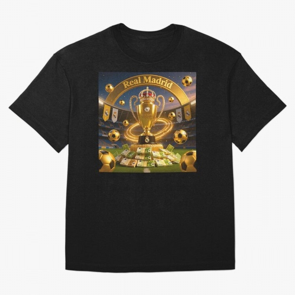 The Wealth of Real Madrid Oversized T-Shirt Bring a Champion Mindset to FIFA World Cup 2026 Group Stage for Fans of Haaland and Mbappe and Portugal, Bringing Game Day Rituals, Football Legends, Country Pride and the Road to the Final; Made for Die