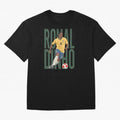 Ronaldinho Gaucho in action Minimalist Graphic Oversized T-Shirt Celebrate the Magic of the FIFA World Cup 2026 Journey through Cristiano Ronaldo Highlights, England and Germany Pride, Retro Football Energy, Iconic Rivalries, Trophy Chase Drama and