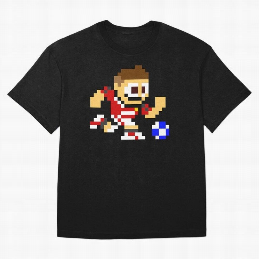 Ronaldo Manchester United (8-bit Football / Soccer Player) Oversized T-Shirt Feel the Trophy Chase of FIFA World Cup 2026 Spirit, Centered on England, France and Netherlands, Cristiano Ronaldo, Supporter Pride, Iconic Celebrations, Legendary Names