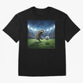 Dynamic Badger Plays Soccer Like Ronaldo Oversized T-Shirt Represent the Passion of FIFA World Cup 2026 Group Stage Built around CR7 and Messi, Netherlands Energy, Football History, Final Match Energy, Crowd Noise and Once in a Lifetime Moments;
