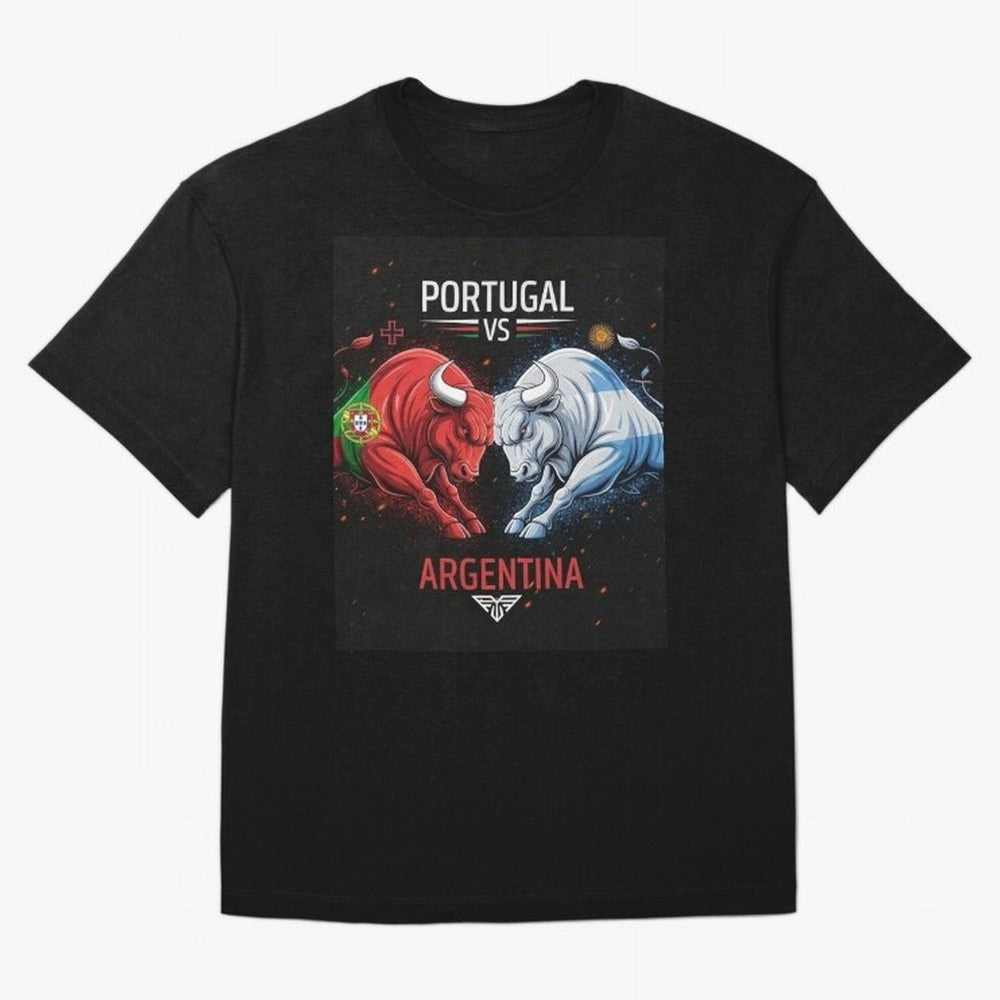 Messi vs Ronaldo Oversized T-Shirt Bring International Match Energy to FIFA World Cup 2026 USA Canada Mexico for Fans of Neymar and Brazil, Portugal and Argentina, Bringing Classic Soccer Heritage, Championship Pressure, Fan Loyalty and