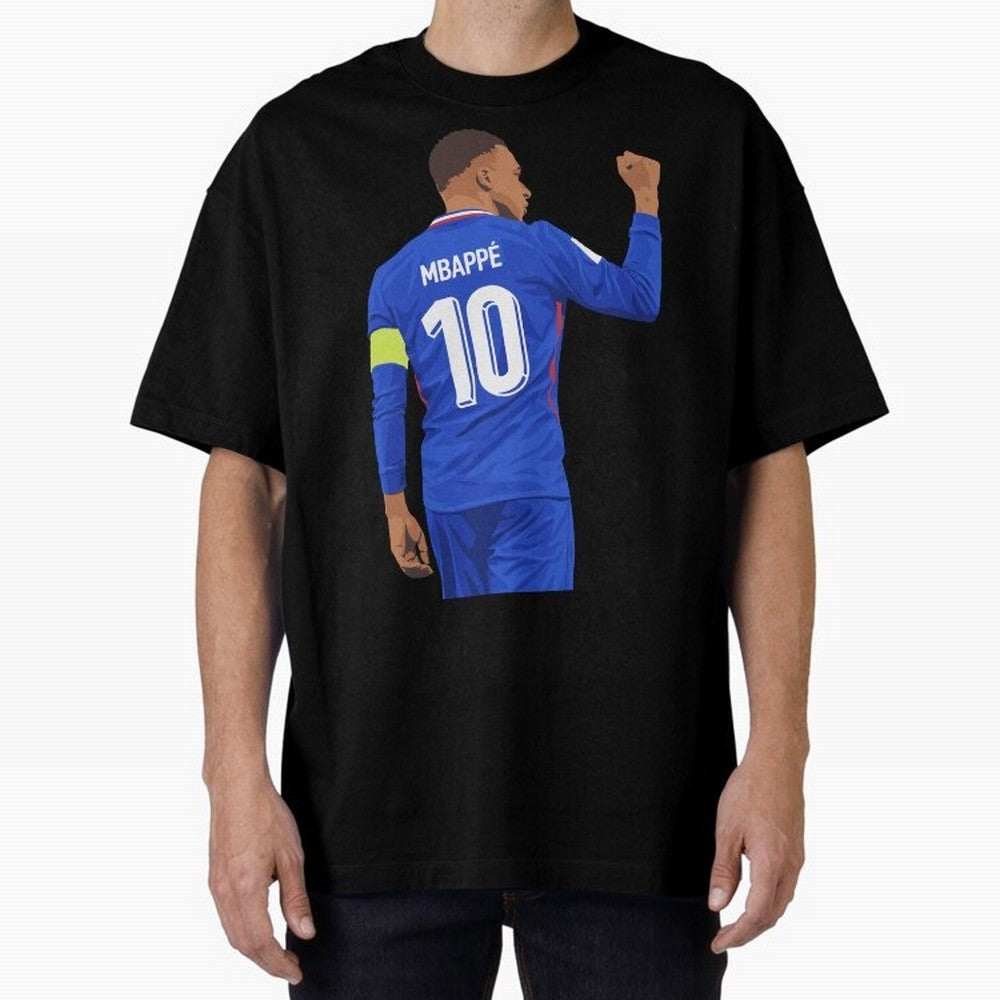 Kylian Mbappe France Oversized T-Shirt Celebrate Rivalries and Pride in Match Day Hype around FIFA World Cup 2026, Haaland, Spain and Netherlands, Football Passion, Legendary Performances, Festival Vibes and Supporter Community; Made for Collectors