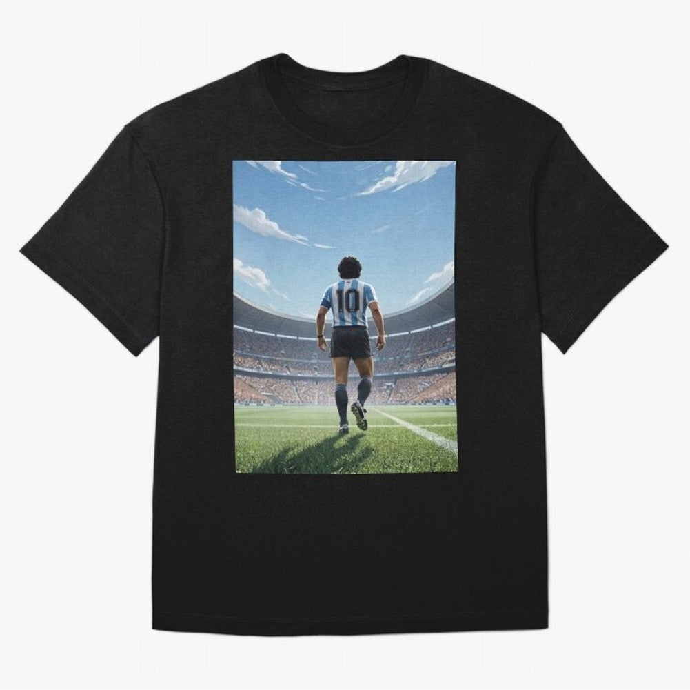 Diego Maradona Oversized T-Shirt Carry the Colors and Pride of FIFA World Cup 2026 Inspired by Neymar, Haaland and Cristiano Ronaldo, Brazil, Portugal and Argentina Energy, Football Festival Excitement, Trophy Ambitions, Country Rivalries and Star