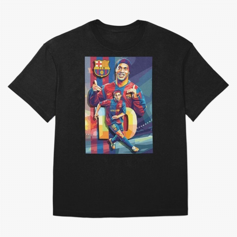 Ronaldinho Oversized T-Shirt Bring World Football Passion into FIFA World Cup 2026 for Fans of Haaland and Argentina, France and Brazil, Bringing Sports Nostalgia, International Competition, Famous Players and Unforgettable Victories; Created for