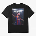Lionel Messi - They can't copy & paste your aura Oversized T-Shirt Bring Legendary Rivalry Energy to Global Football Passion for FIFA World Cup 2026 USA Canada Mexico, Celebrating CR7 and Messi, Spain, Sports Nostalgia, International Competition,