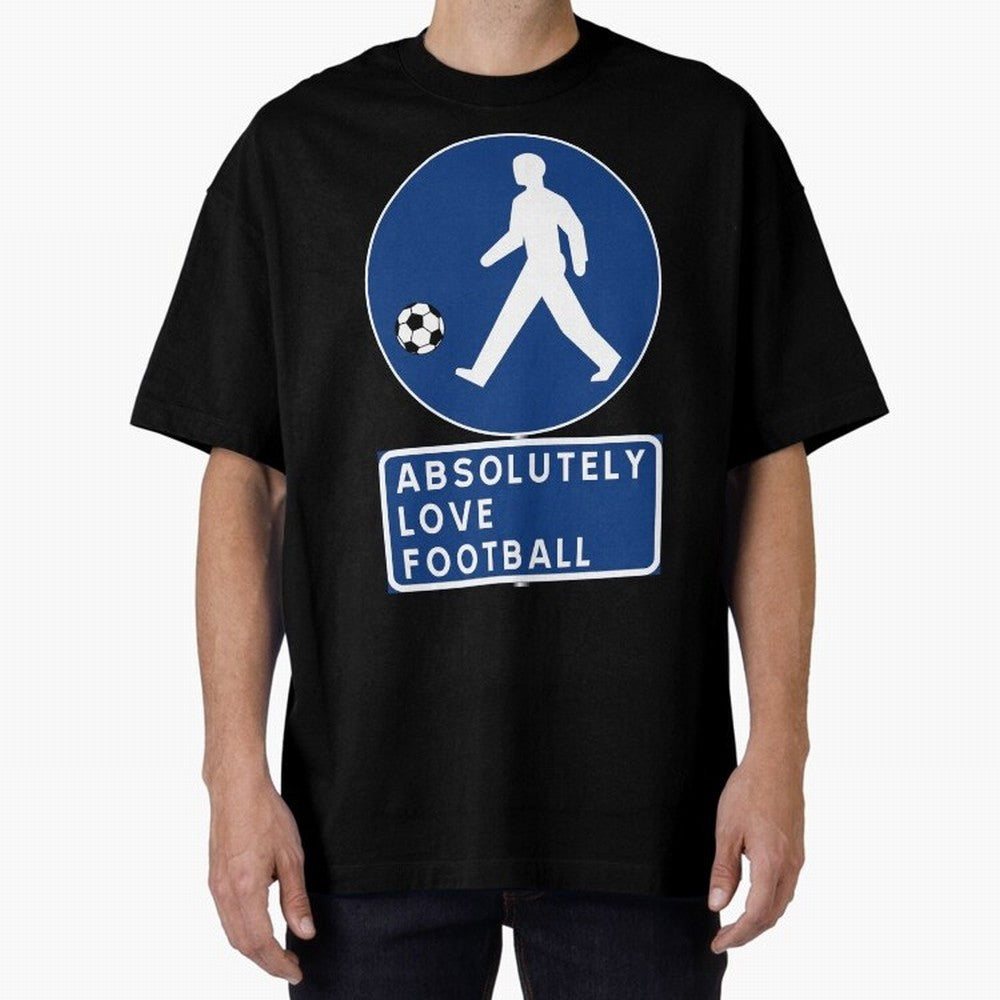 Absolutely Love Football Oversized T-Shirt Remember FIFA World Cup 2026 Highlighting CR7, Portugal Energy, Worldwide Fan Energy, Dramatic Goals, Stadium Lights and Championship Celebrations; Made for Collectors Who Enjoy Iconic Players, Country
