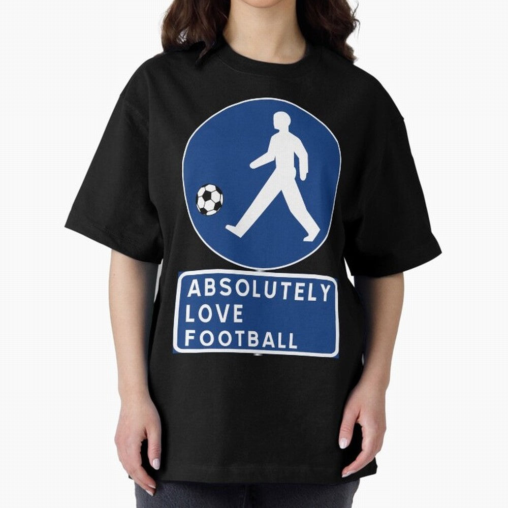 Absolutely Love Football Oversized T-Shirt Remember FIFA World Cup 2026 Highlighting CR7, Portugal Energy, Worldwide Fan Energy, Dramatic Goals, Stadium Lights and Championship Celebrations; Made for Collectors Who Enjoy Iconic Players, Country